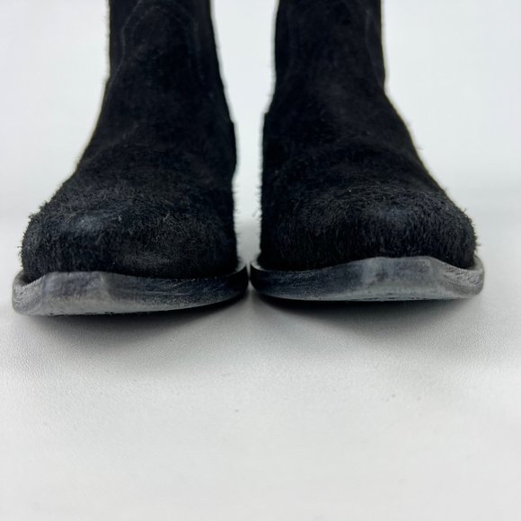 Saint Laurent YSL Lukas Womens Ankle Boots Black Suede Western size EU 36 US 6 - Picture 6 of 16